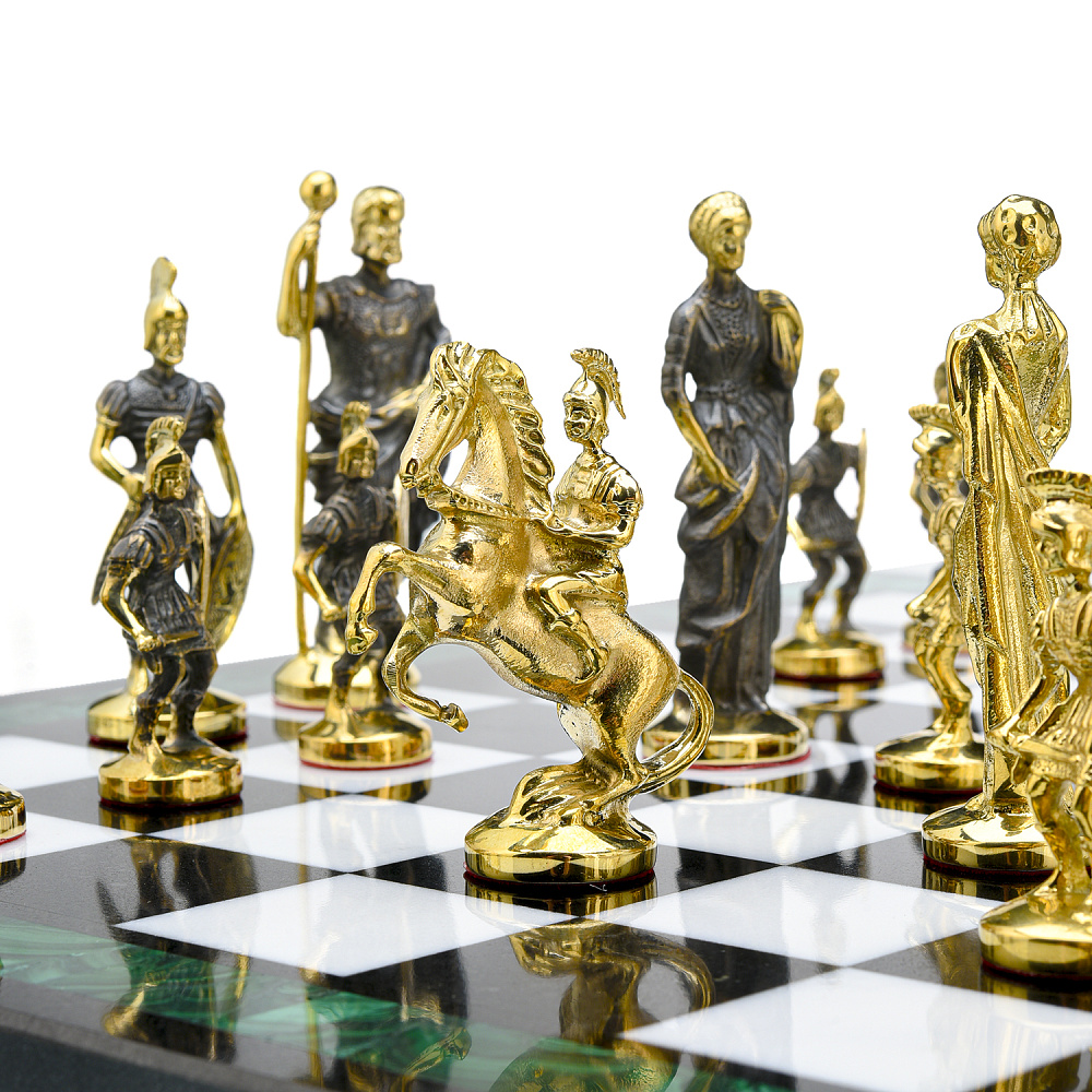 Шахматы из камня «Римские» 39х39 см - интернет магазин Русь Велика я фото 10