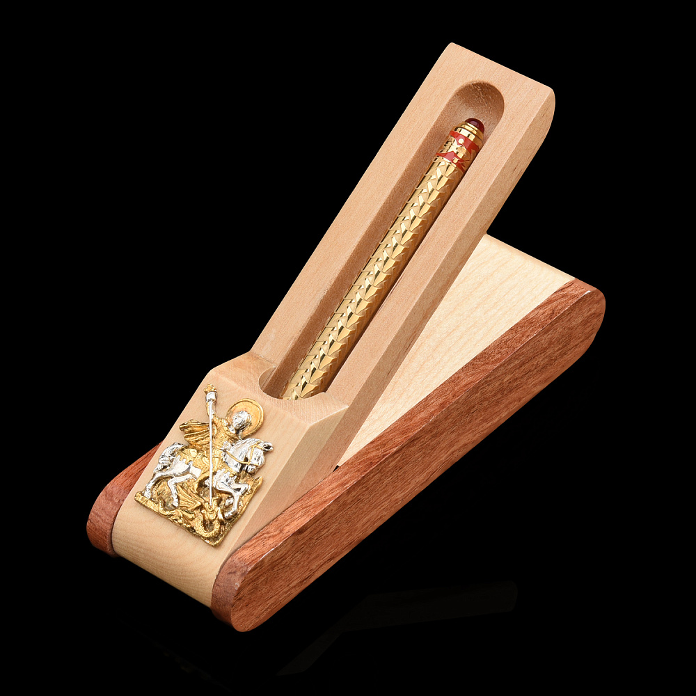 Письменный мини-набор с ручкой «Георгий Победоносец». Златоуст - интернет магазин Русь Велика я 