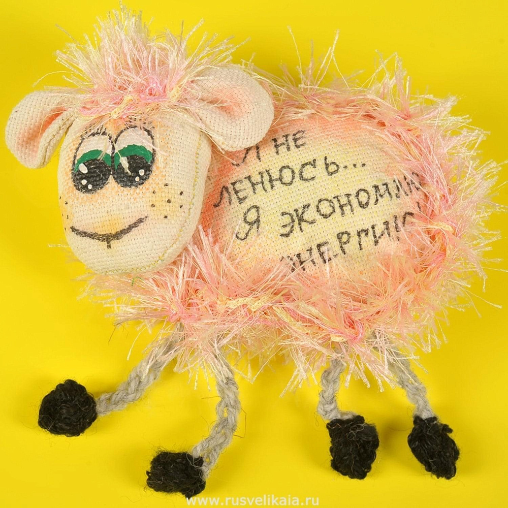 0021332 Кукла-ОБЕРЕГ навесной «Овечка» в ассортименте - интернет магазин Русь Велика я фото 3