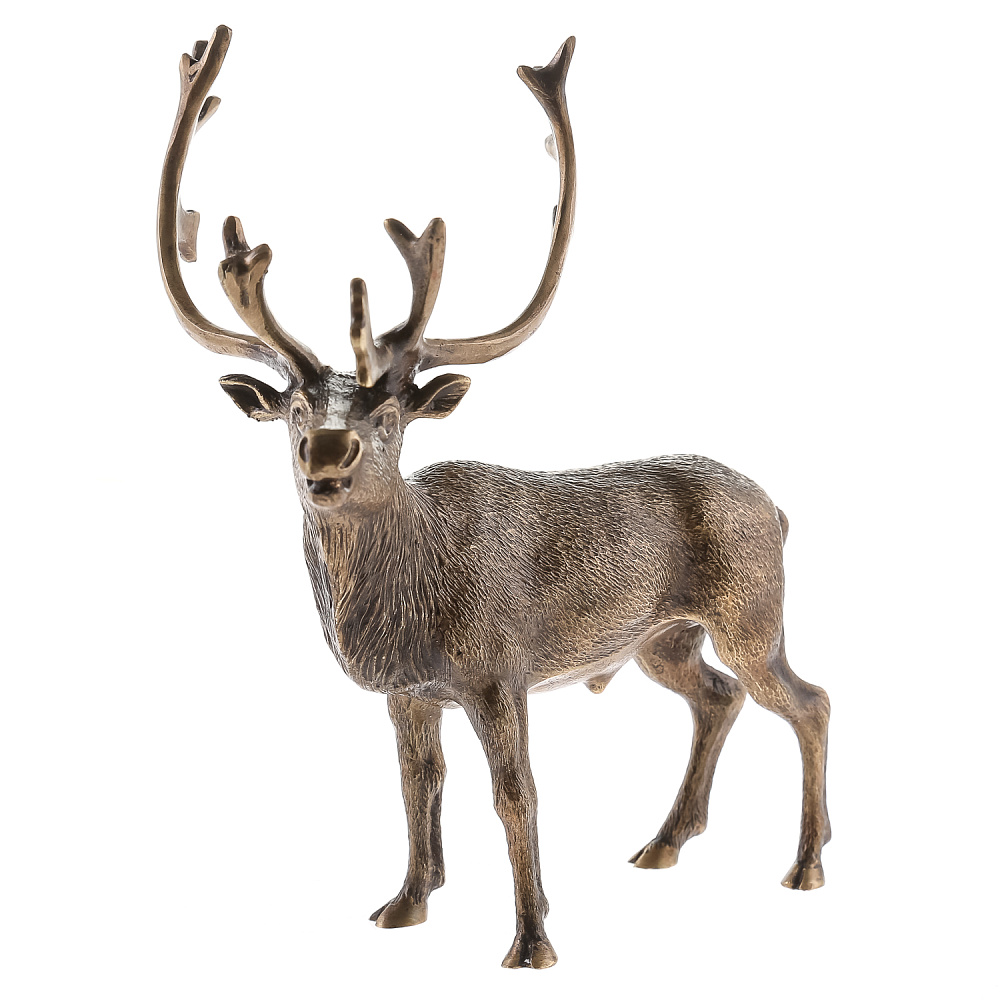 Бронзовая статуэтка «Северный олень» - интернет магазин Русь Велика я 