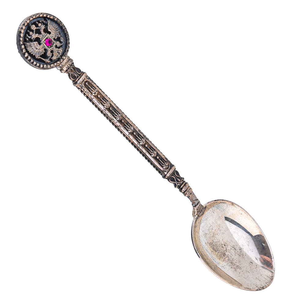 Чайная ложка «Герб РФ» - интернет магазин Русь Велика я 