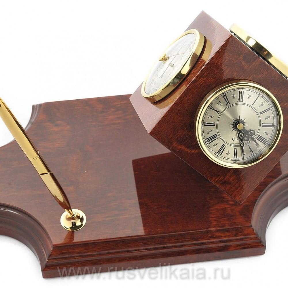 Настольный метеостанция «Куб» с ручкой - интернет магазин Русь Велика я фото 3