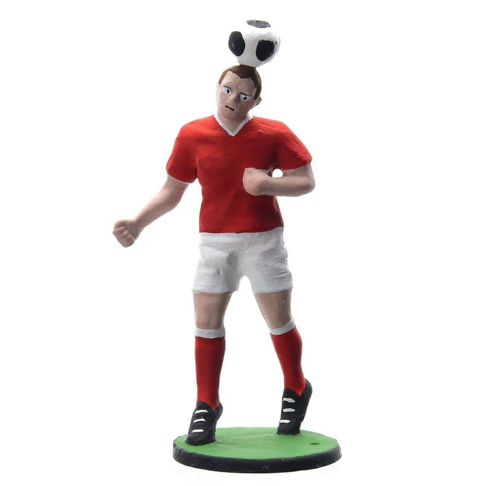 Оловянная миниатюра «Футбол» (цвет красно-белый) в шкатулке - интернет магазин Русь Велика я фото 1