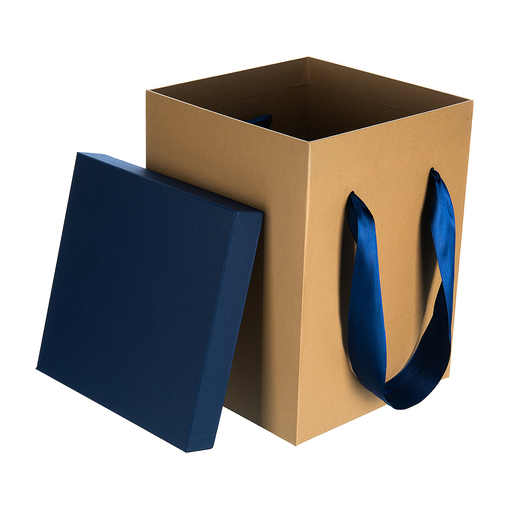 Подарочная упаковка с лентами 26х26х35 см - интернет магазин Русь Велика я фото 2