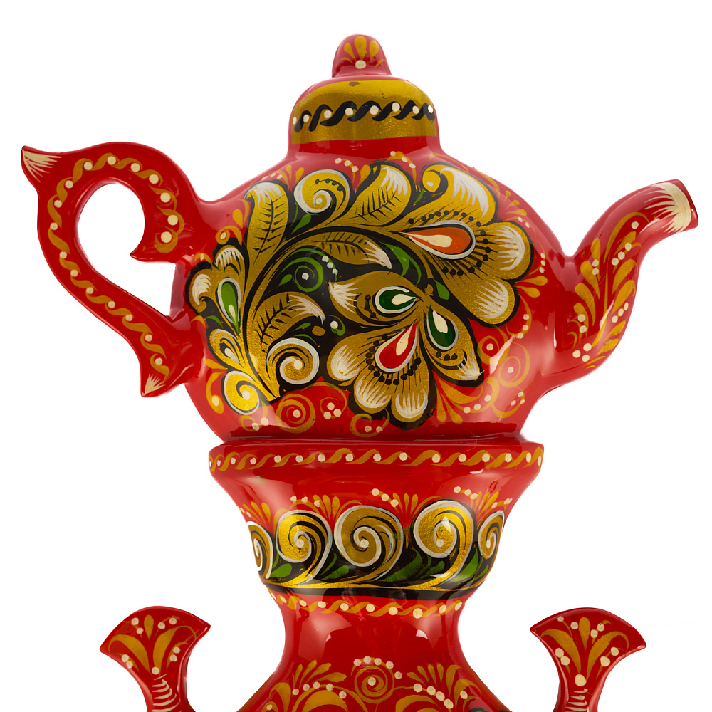 Часы настенные «Самовар». Хохлома - интернет магазин Русь Велика я фото 2