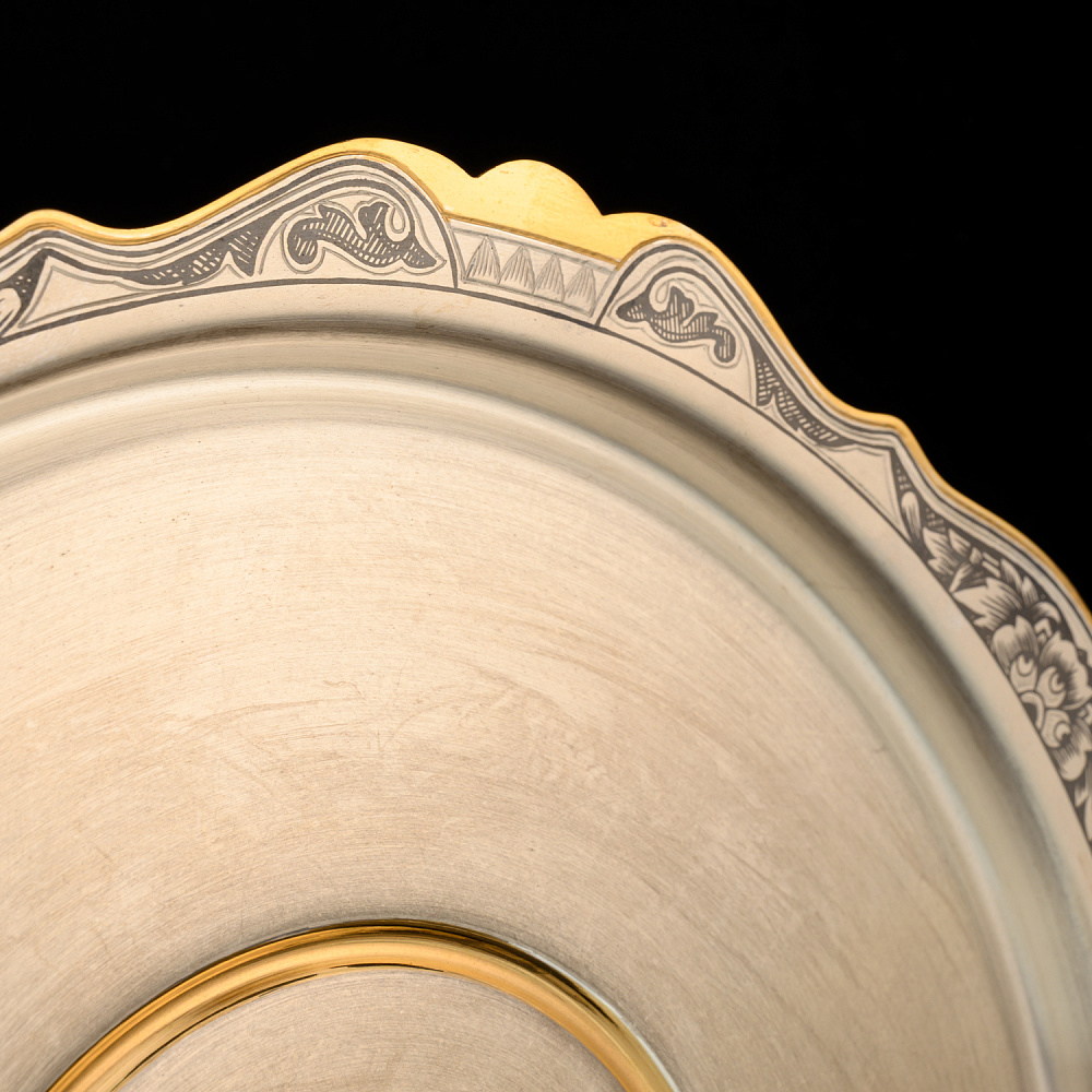 Ваза для торта из серебра 925* - интернет магазин Русь Велика я фото 3