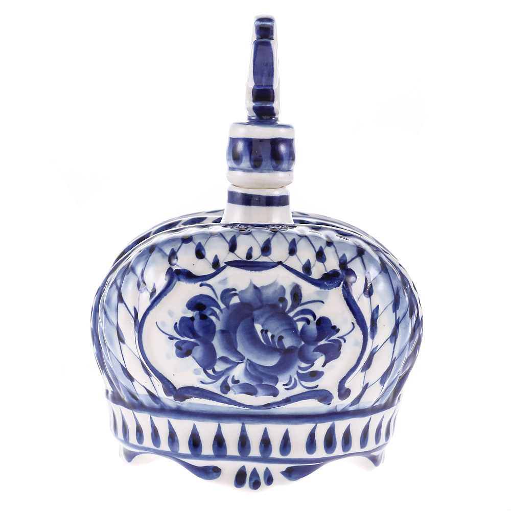 Штоф «Корона». Гжель - интернет магазин Русь Велика я фото 2