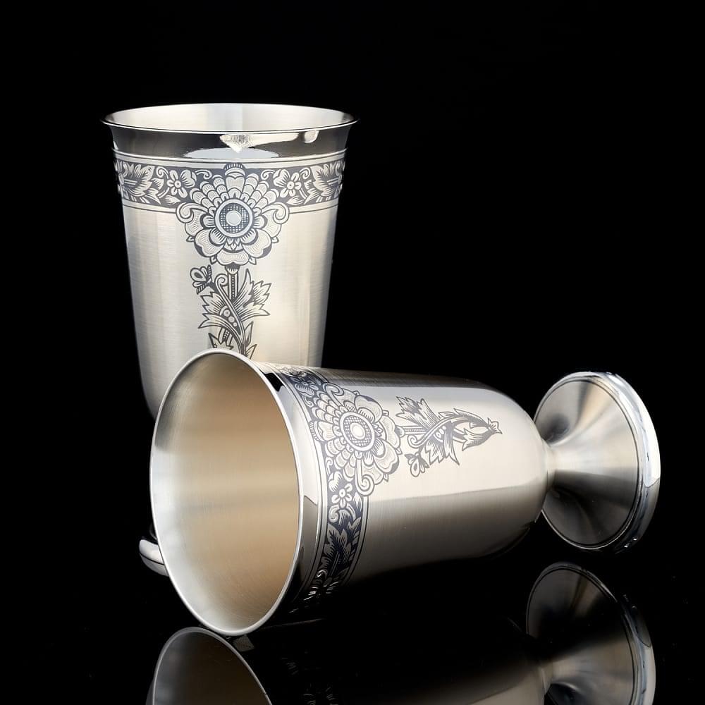 Набор для воды «Пион» (серебро 925*) 1354 гр. - интернет магазин Русь Велика я фото 2