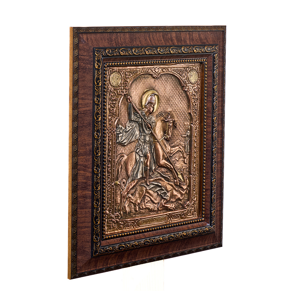 Икона «Георгий Победоносец» 27х31 см - интернет магазин Русь Велика я фото 2