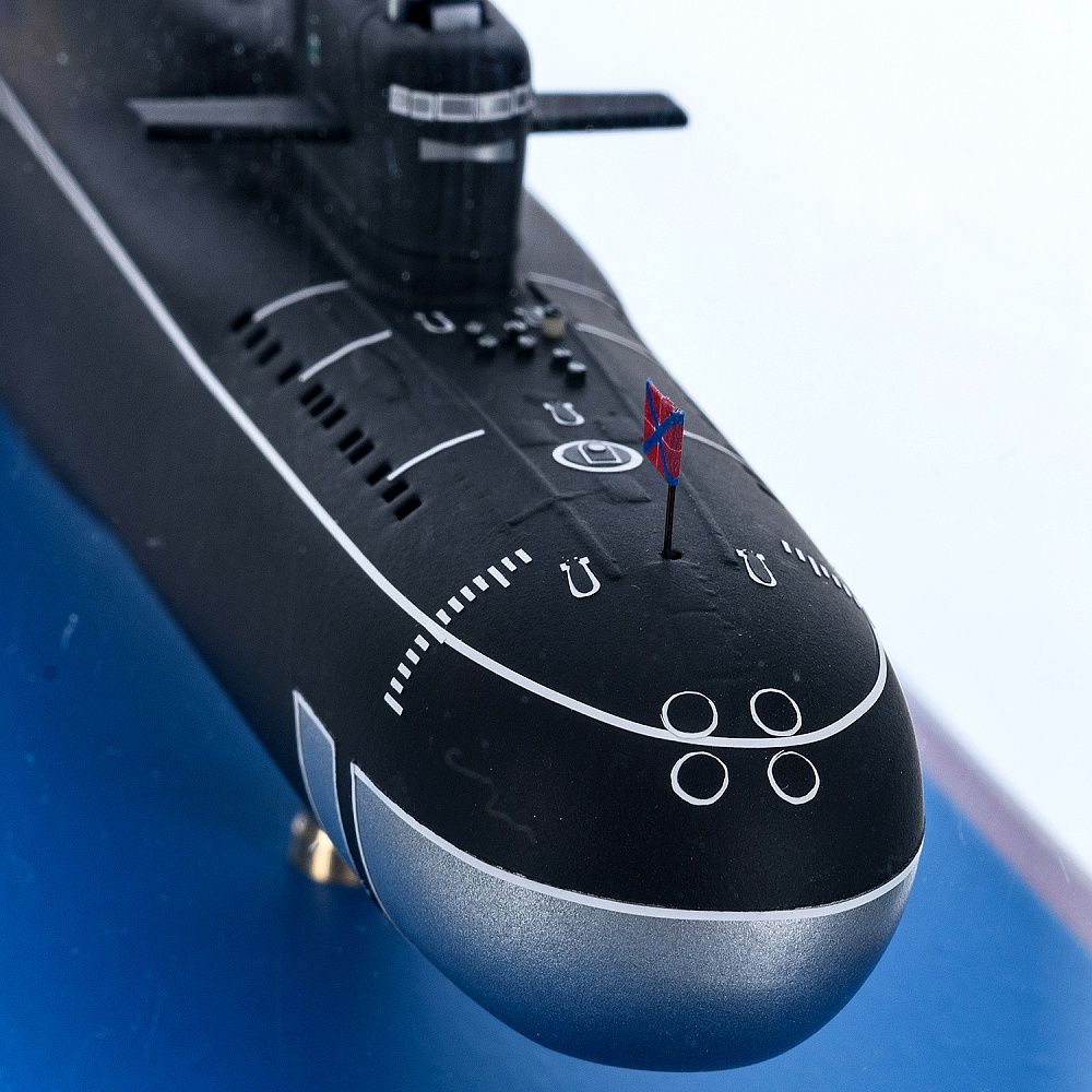 Макет подводной лодки БДРМ проект 667 «Дельфин». Масштаб 1:400 - интернет магазин Русь Велика я фото 2