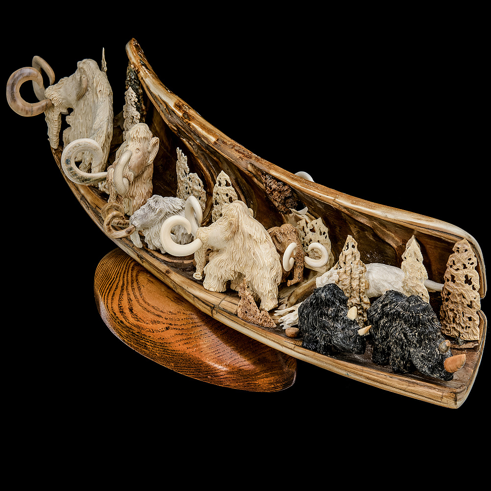 Скульптура из бивня мамонта «Ледниковый период» - интернет магазин Русь Велика я фото 12