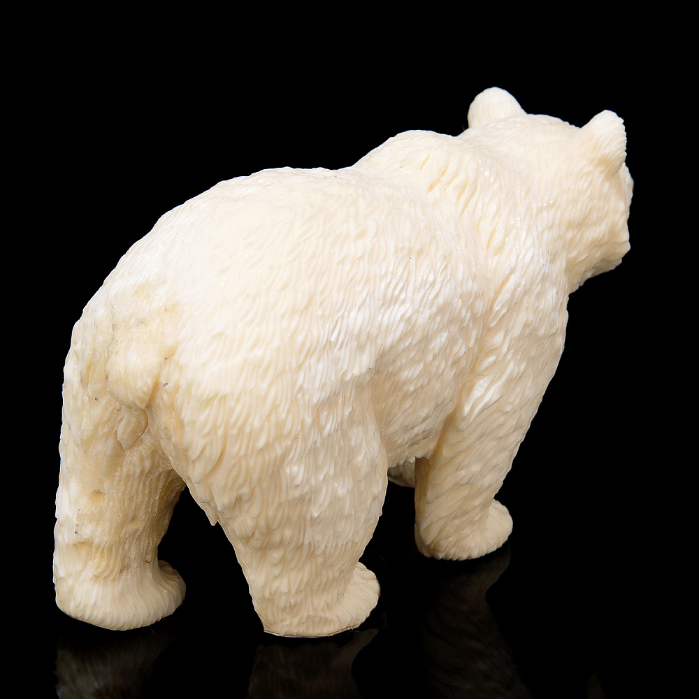 Скульптура из клыка моржа «Медведь» - интернет магазин Русь Велика я фото 4