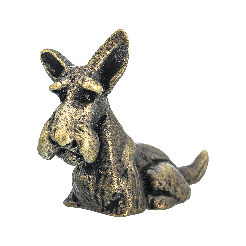 Бронзовая статуэтка «Собака Скотч-терьер» - интернет магазин Русь Велика я фото 4