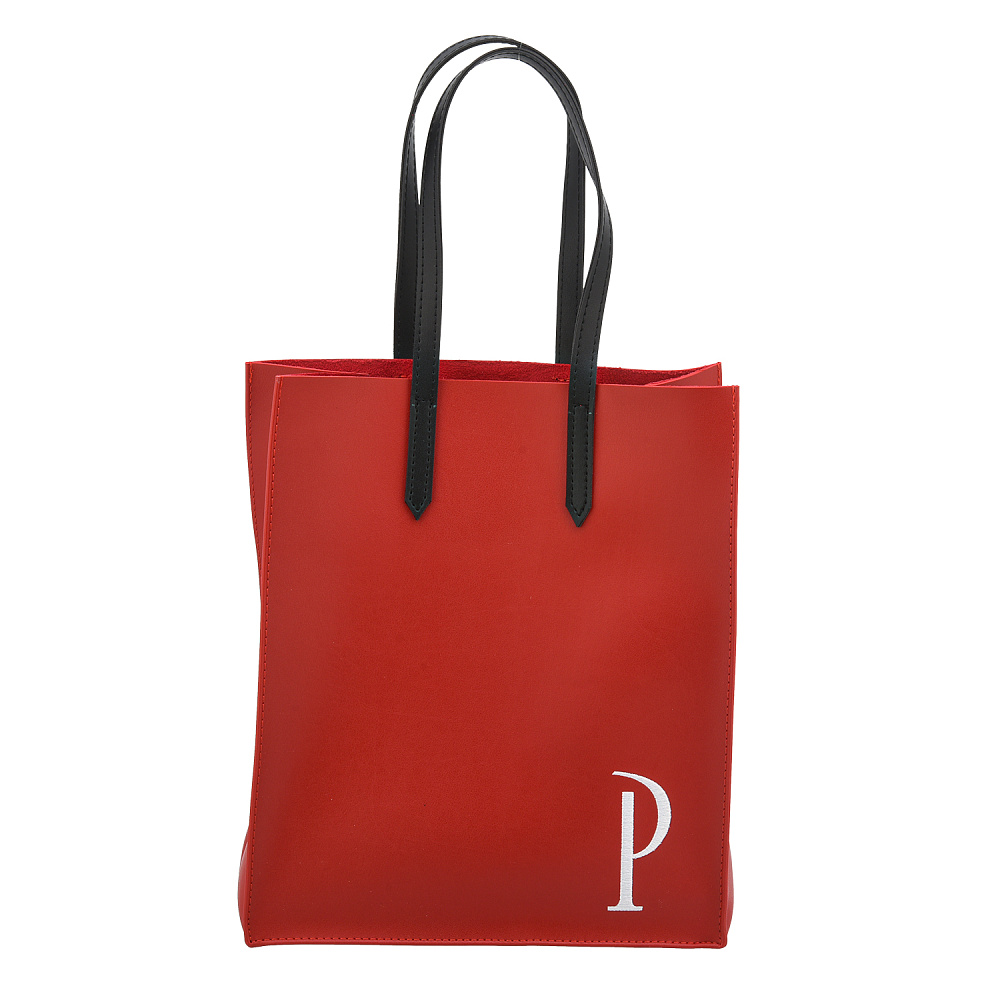 Подарочный пакет-упаковка из экокожи «Р» 26х12х32 см - интернет магазин Русь Велика я фото 1