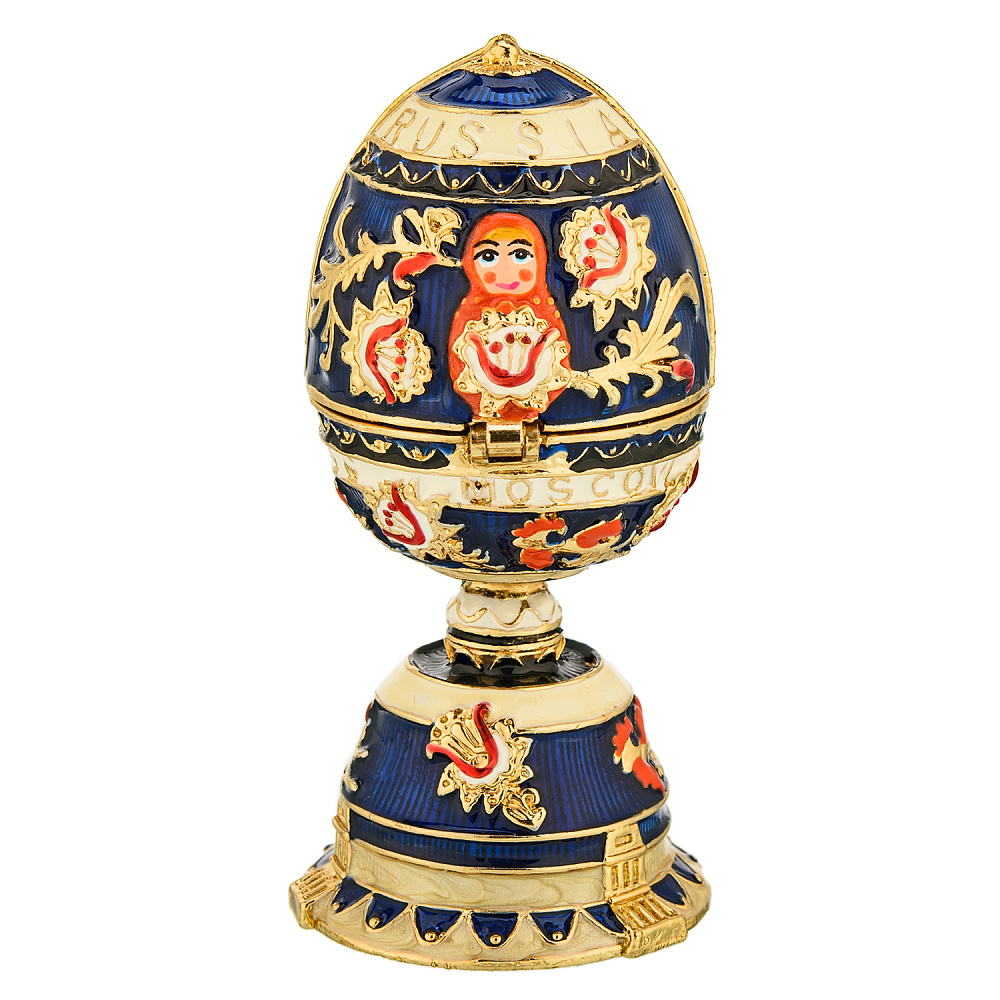 Пасхальное яйцо «Матрешка». Традиции Фаберже - интернет магазин Русь Велика я 
