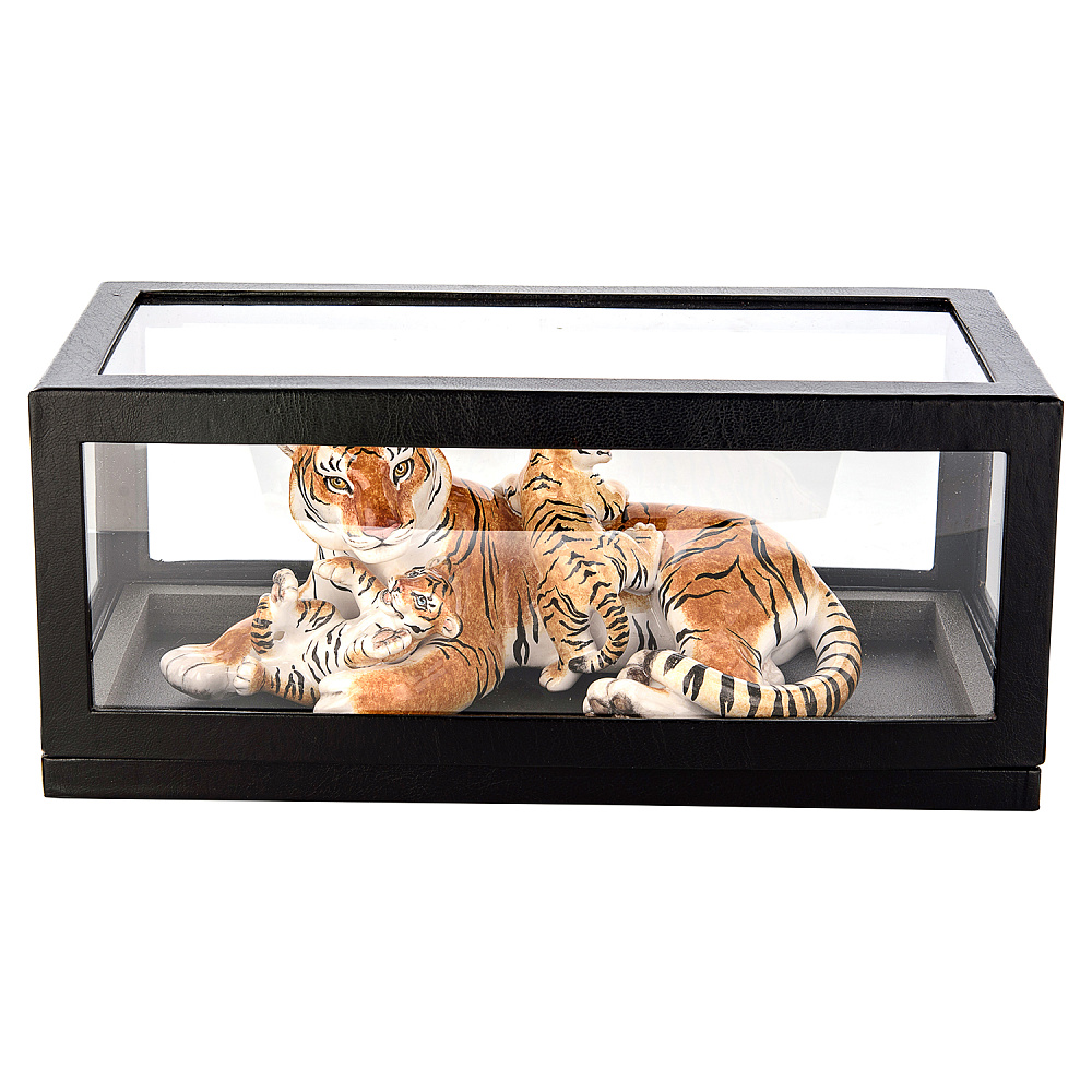 Керамическая скульптура «Тигрица с тигрятами» - интернет магазин Русь Велика я фото 12