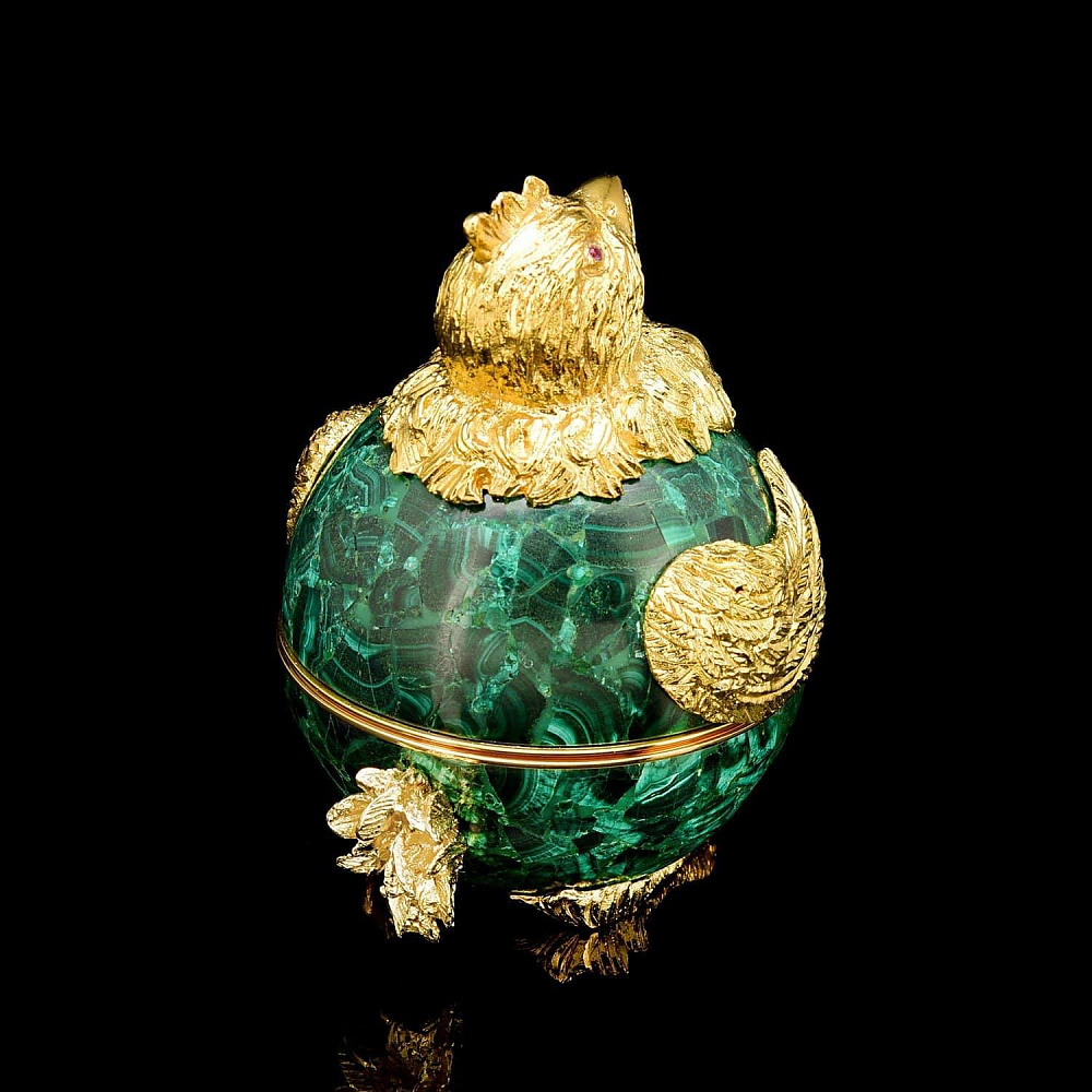 Шкатулка из камня «Цыпленок» пасхальная - интернет магазин Русь Велика я фото 3