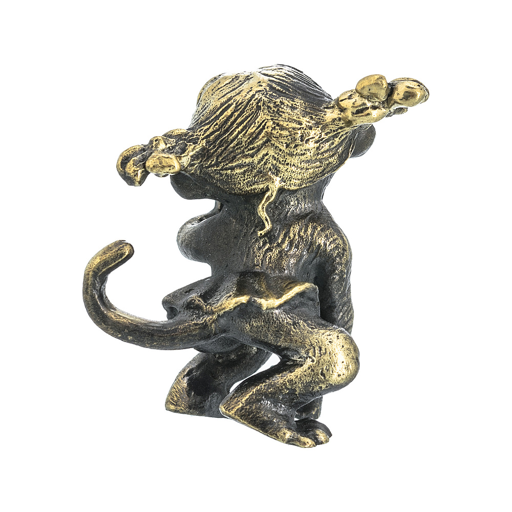 Бронзовая статуэтка «Обезьянка Клара» - интернет магазин Русь Велика я фото 3