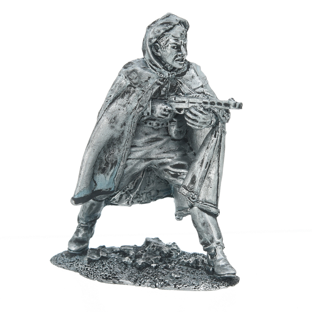 Оловянная миниатюра. Солдатик «Автоматчик РККА» - интернет магазин Русь Велика я фото 1