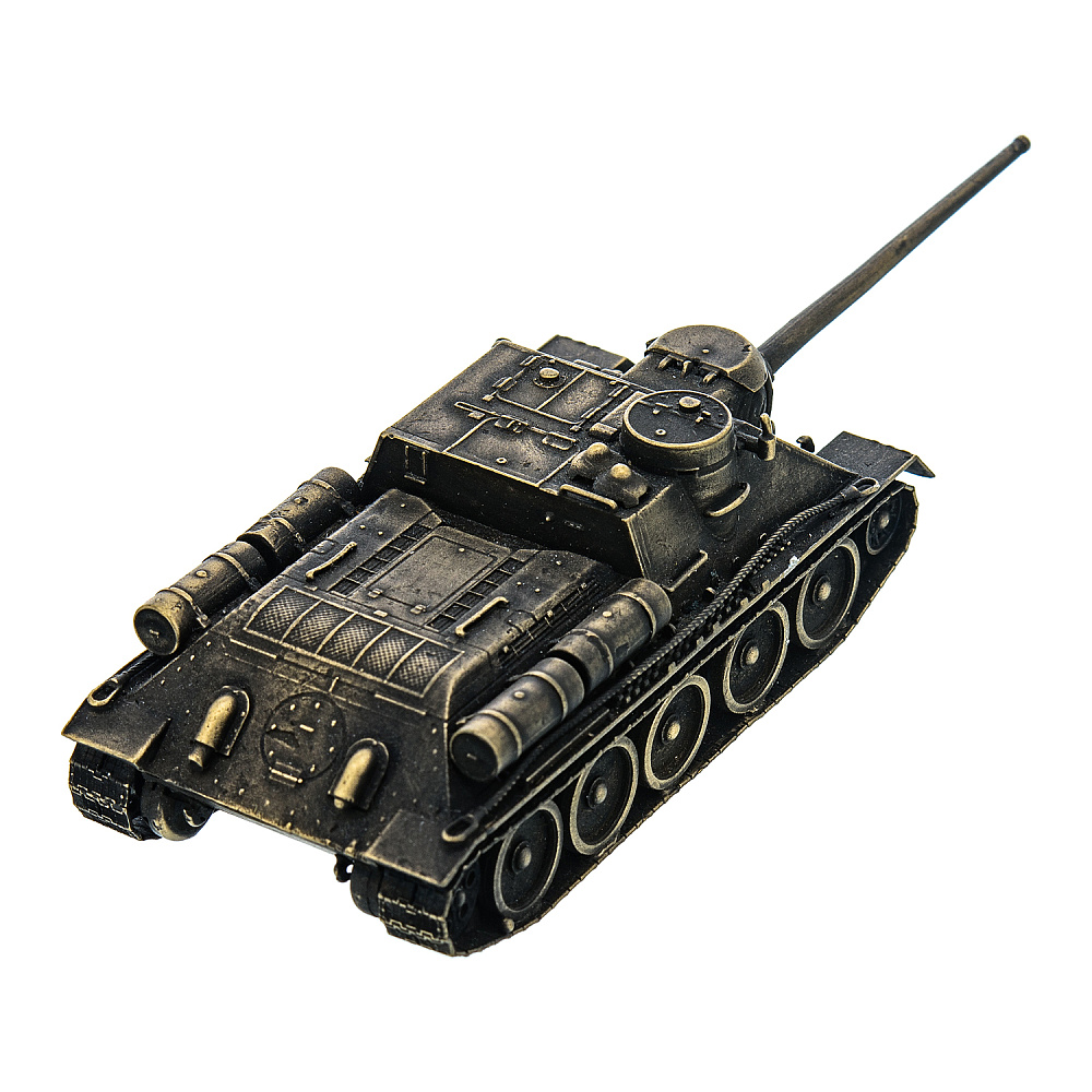 Модель техники из бронзы «Танк Су-100». Масштаб 1:72 - интернет магазин Русь Велика я фото 2