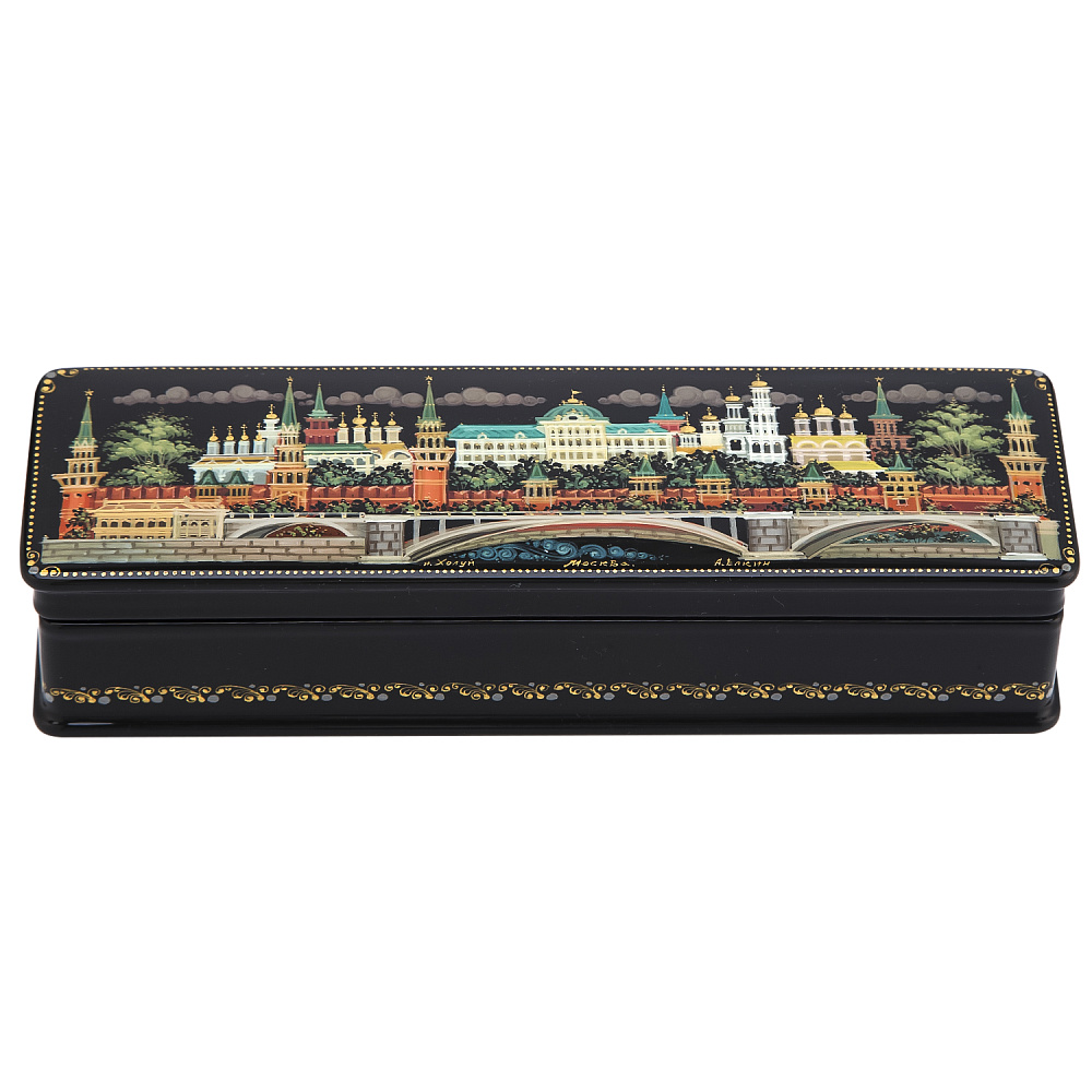 Шкатулка с художественной росписью «Москва» - интернет магазин Русь Велика я 