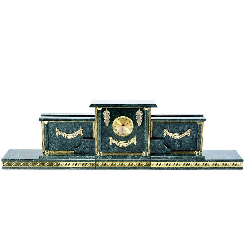 Письменный набор для руководителя «Престиж» из мрамора и бронзы - интернет магазин Русь Велика я фото 2