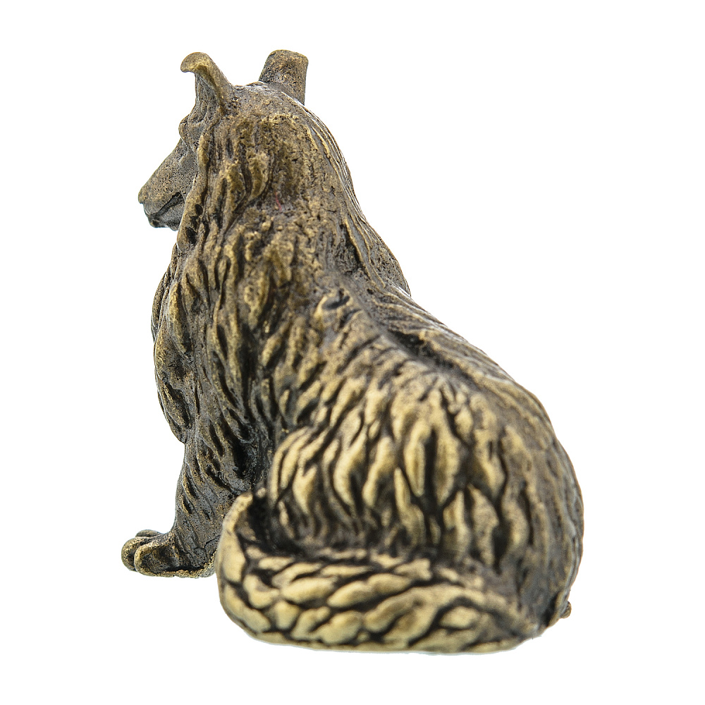 Бронзовая статуэтка «Собака Колли» - интернет магазин Русь Велика я фото 3