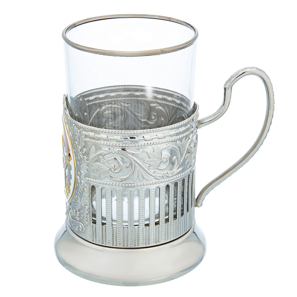 Подстаканник никелированный «ГТО» - интернет магазин Русь Велика я фото 1