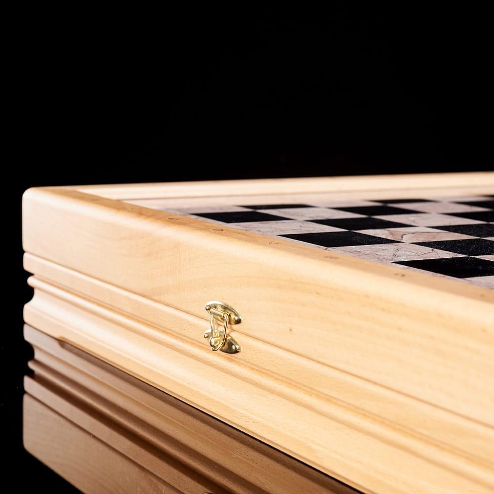 0066081/Шахматы стандартные каменные 43х43 см (3,50) RTG-8597 - интернет магазин Русь Велика я фото 5