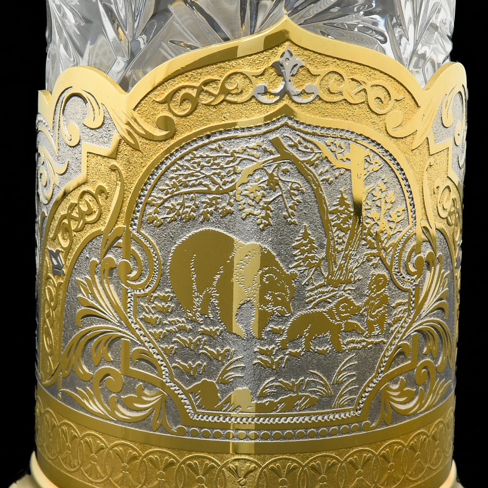 Подстаканник «Медведь». Златоуст - интернет магазин Русь Велика я фото 3