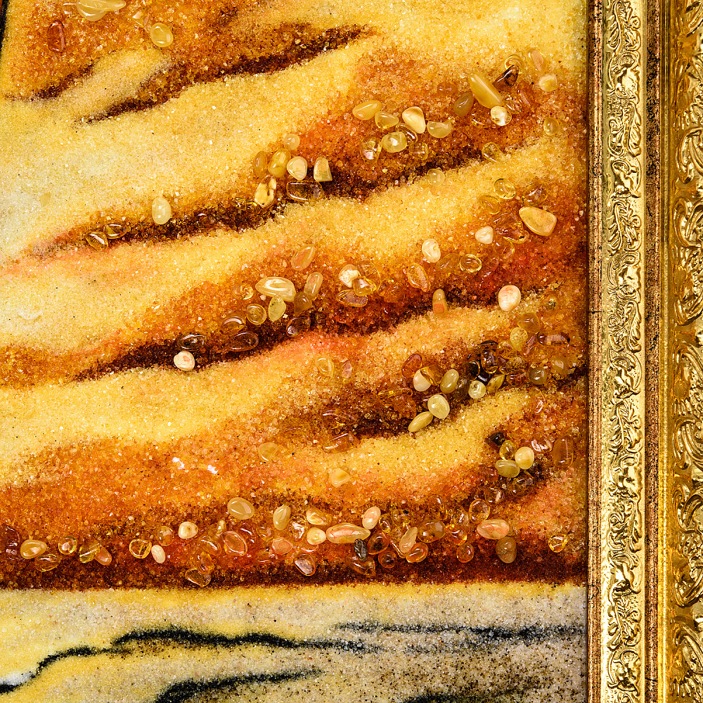 Картина янтарная «Корабль-парусник» 60х80 см - интернет магазин Русь Велика я фото 7