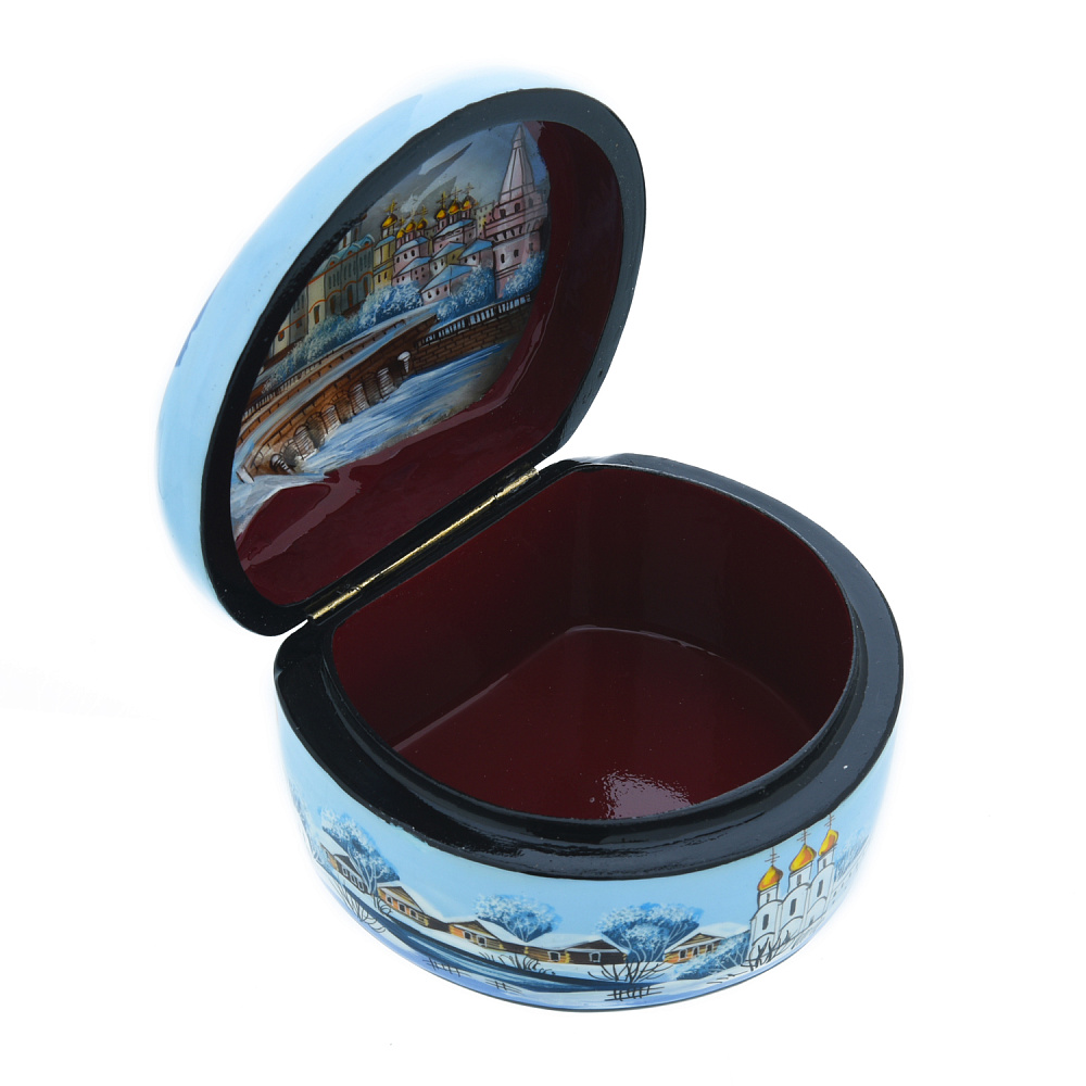 Шкатулка с художественной росписью «Москва. Кремль» - интернет магазин Русь Велика я фото 2