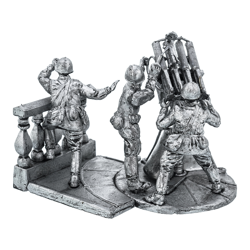 Оловянная миниатюра «Композиция с счетверенным Максимом» - интернет магазин Русь Велика я фото 2