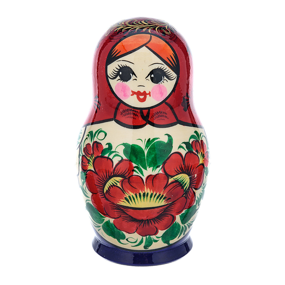 Матрешка Семеновская «Россиянка» 7 мест - интернет магазин Русь Велика я фото 1