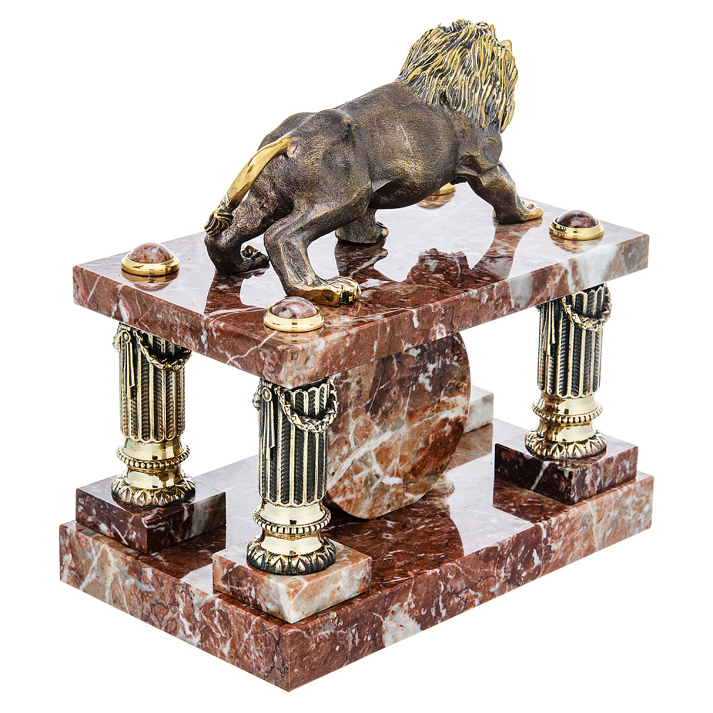 Часы из натурального камня «Лев» - интернет магазин Русь Велика я фото 3