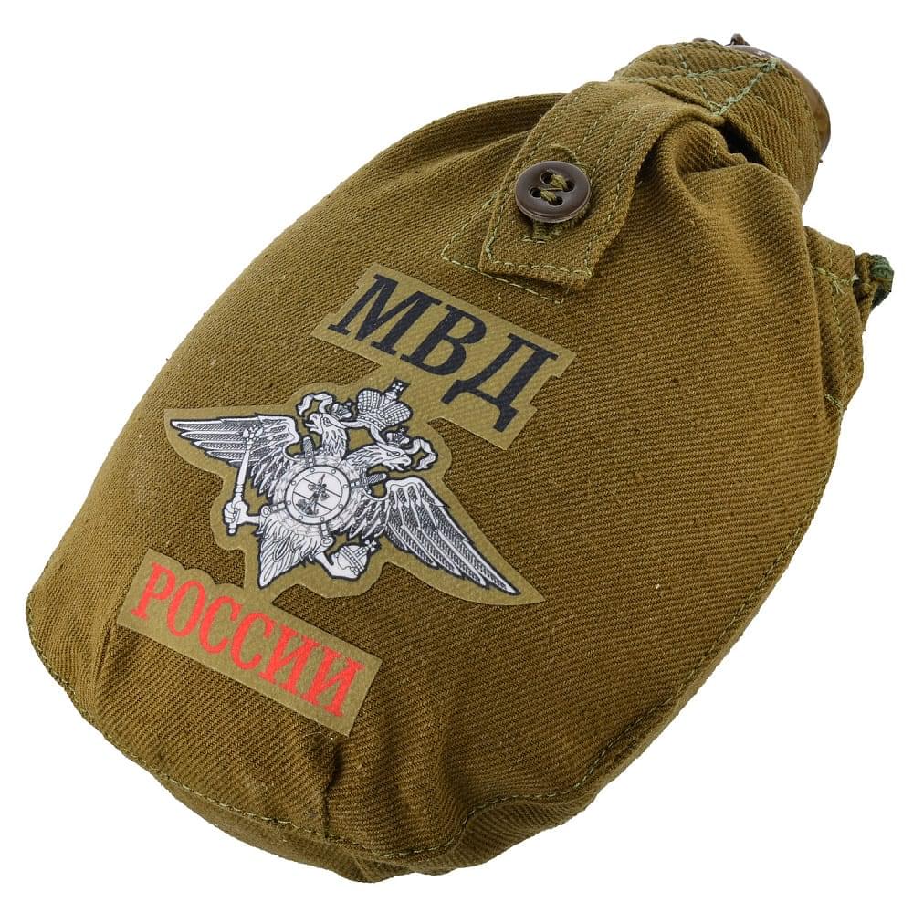 0030464 НАБОР «Страт.запас»:фляж.+2круж. «МВД РФ» 28*35см  в ПУ - интернет магазин Русь Велика я фото 4