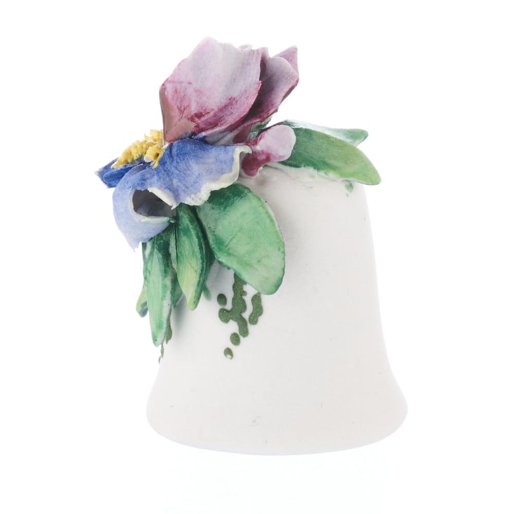 Наперсток фарфоровый «Цветы» с ручной лепкой - интернет магазин Русь Велика я фото 15
