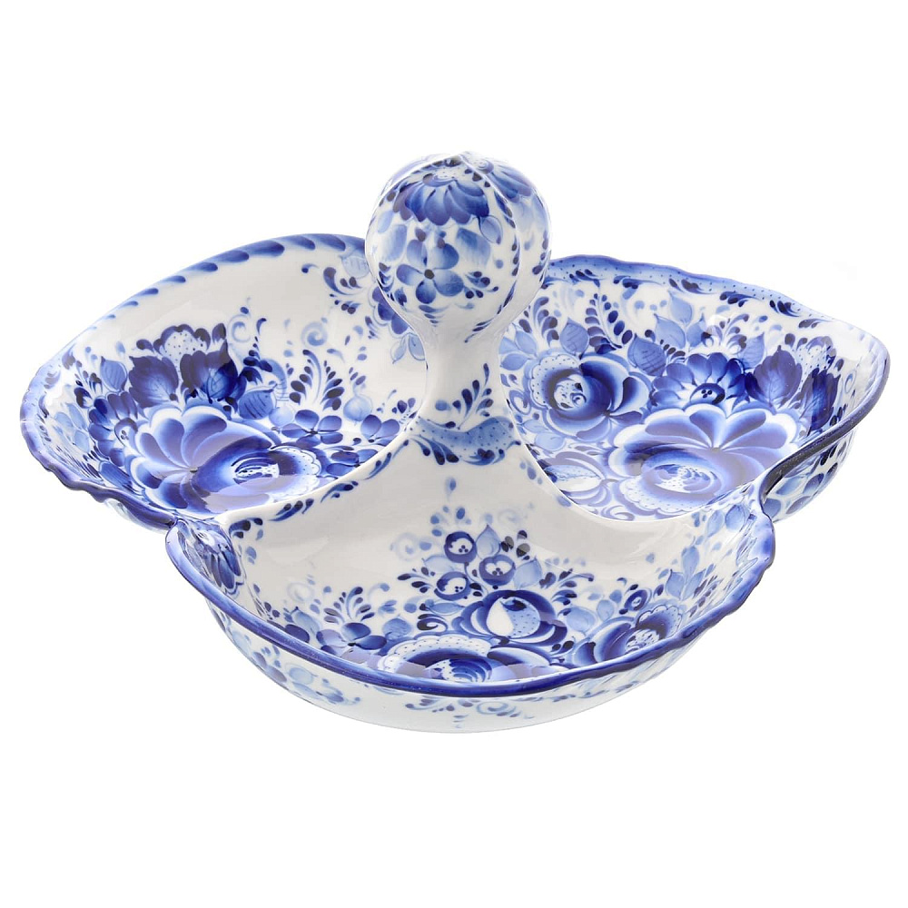 Менажница. Гжель - интернет магазин Русь Велика я 