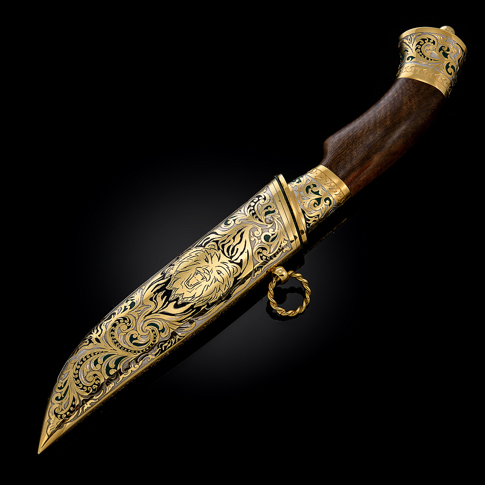 Нож сувенирный «Лев». Златоуст - интернет магазин Русь Велика я фото 3