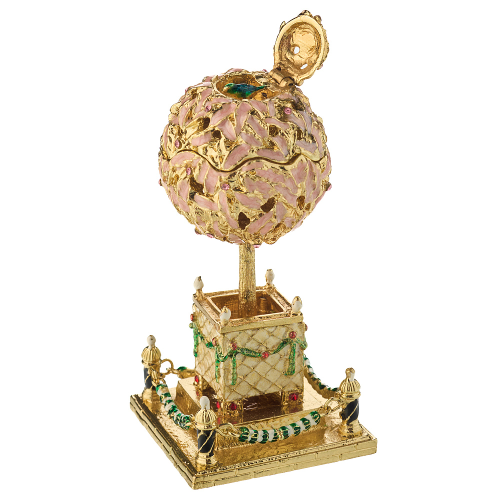 Пасхальное яйцо-шкатулка «Апельсиновое дерево». Традиции Фаберже - интернет магазин Русь Велика я фото 6