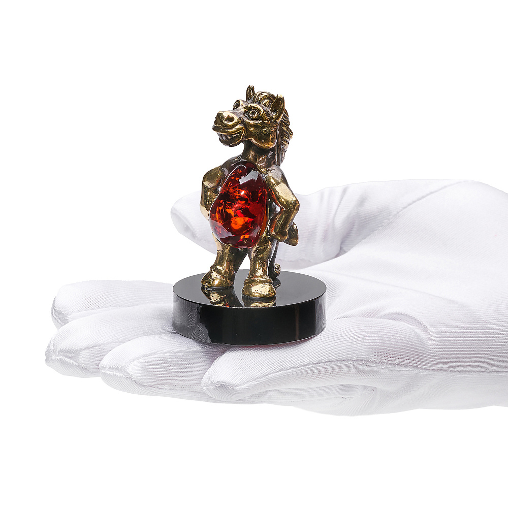 Лошадь Символ 2026 года. Статуэтка «Будем сыты и здоровы» - интернет магазин Русь Велика я фото 4