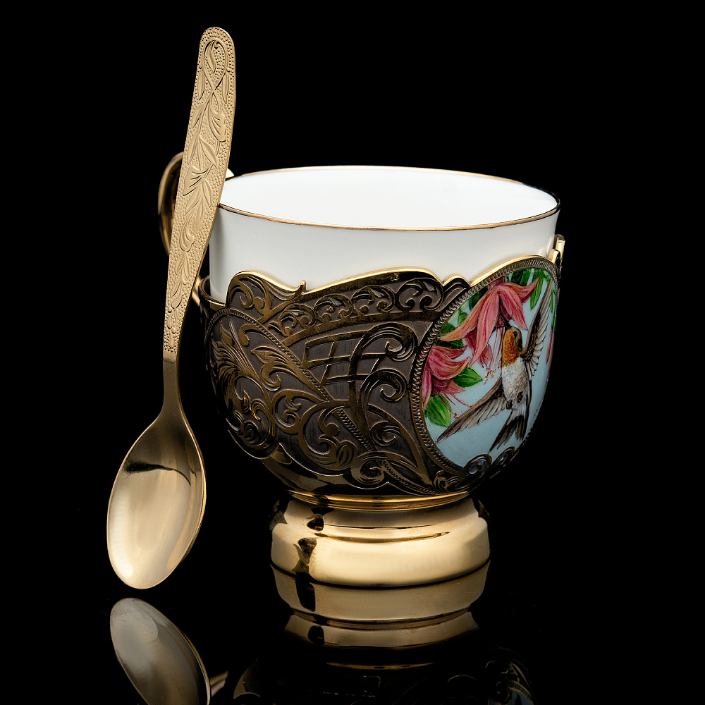 Кофейный набор «Колибри». Златоуст - интернет магазин Русь Велика я фото 2