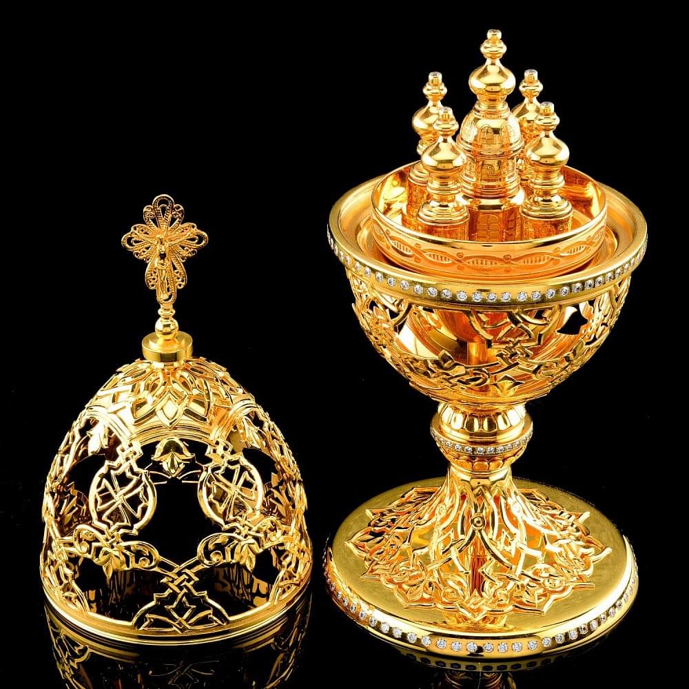 Пасхальное яйцо «Златоуст» - интернет магазин Русь Велика я фото 2