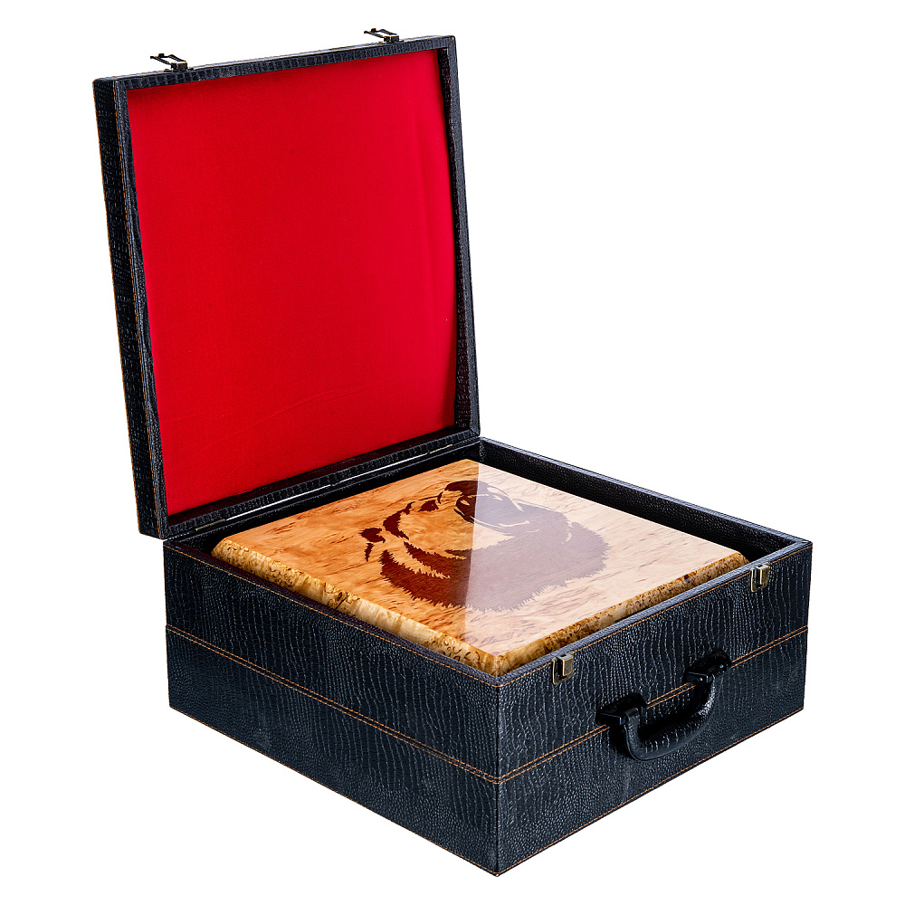 Подарочная упаковка из искусственной кожи «Чемодан» 40х40х20 см - интернет магазин Русь Велика я фото 1