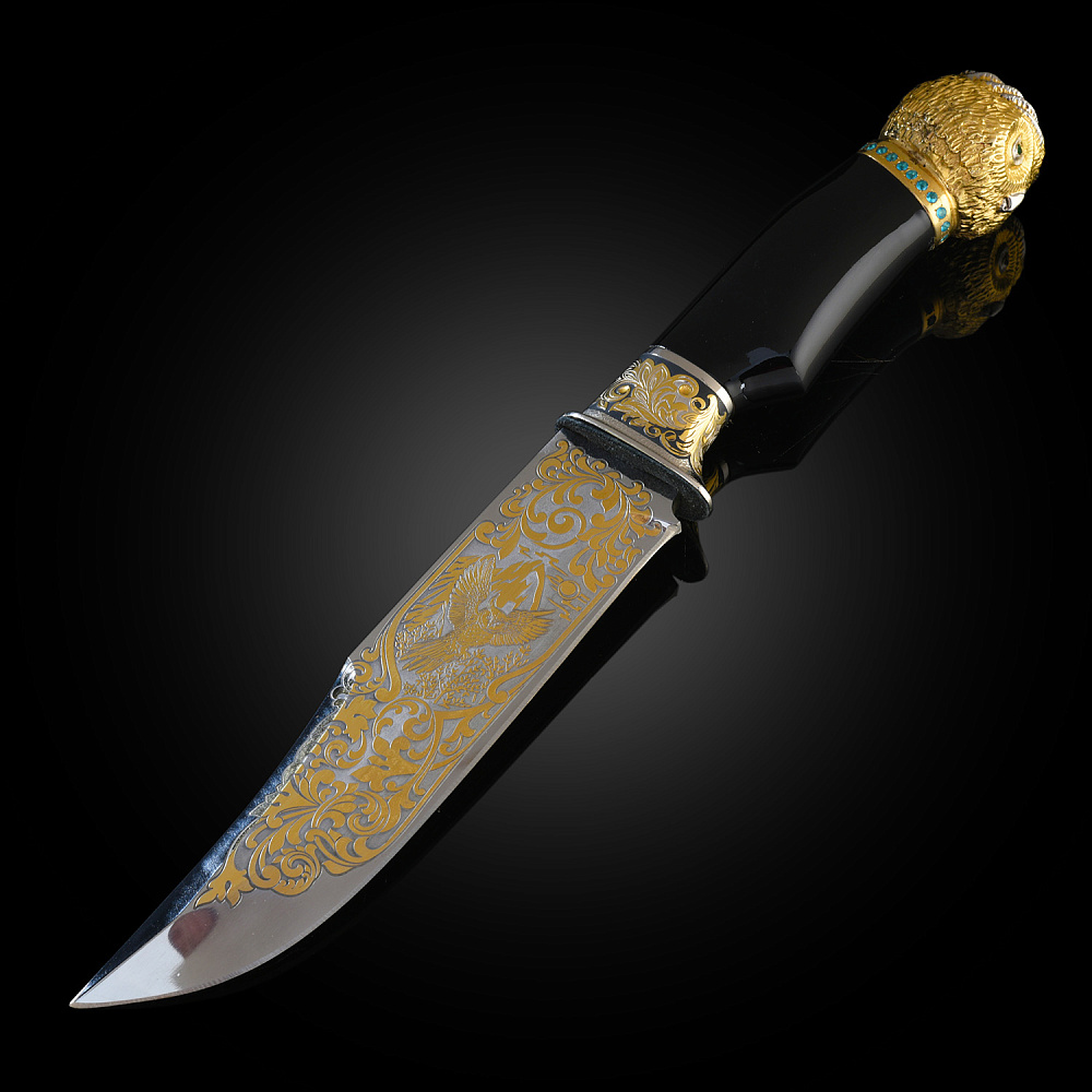 Нож сувенирный «Таежный. Сова». Златоуст - интернет магазин Русь Велика я фото 1