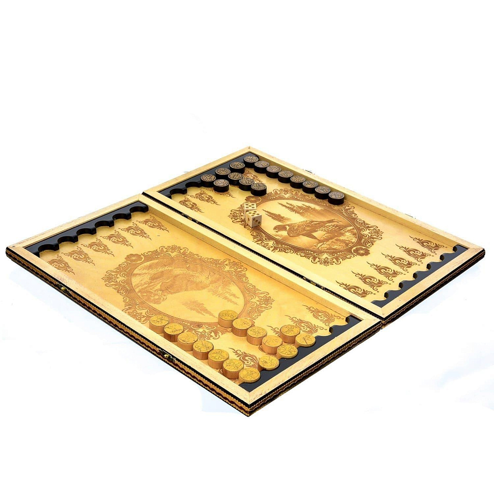 0040786/01612 Береста НАРДЫ «ГЕРБ РФ» - интернет магазин Русь Велика я фото 2