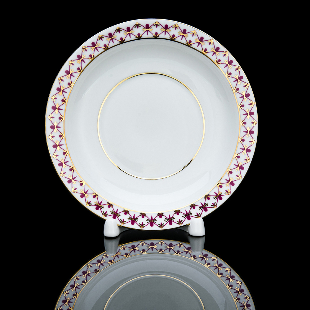 Бульонница с блюдцем 360 мл «Сетка-Блюз». Форма Молодежная. ИФЗ - интернет магазин Русь Велика я фото 3