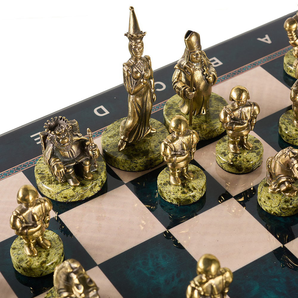 Шахматы с фигурами из бронзы «Европа» 48х48 см - интернет магазин Русь Велика я фото 13