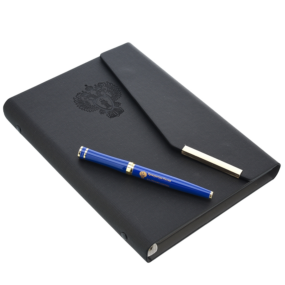Подарочный набор с ежедневником и ручкой «Прокуратура РФ» - интернет магазин Русь Велика я 