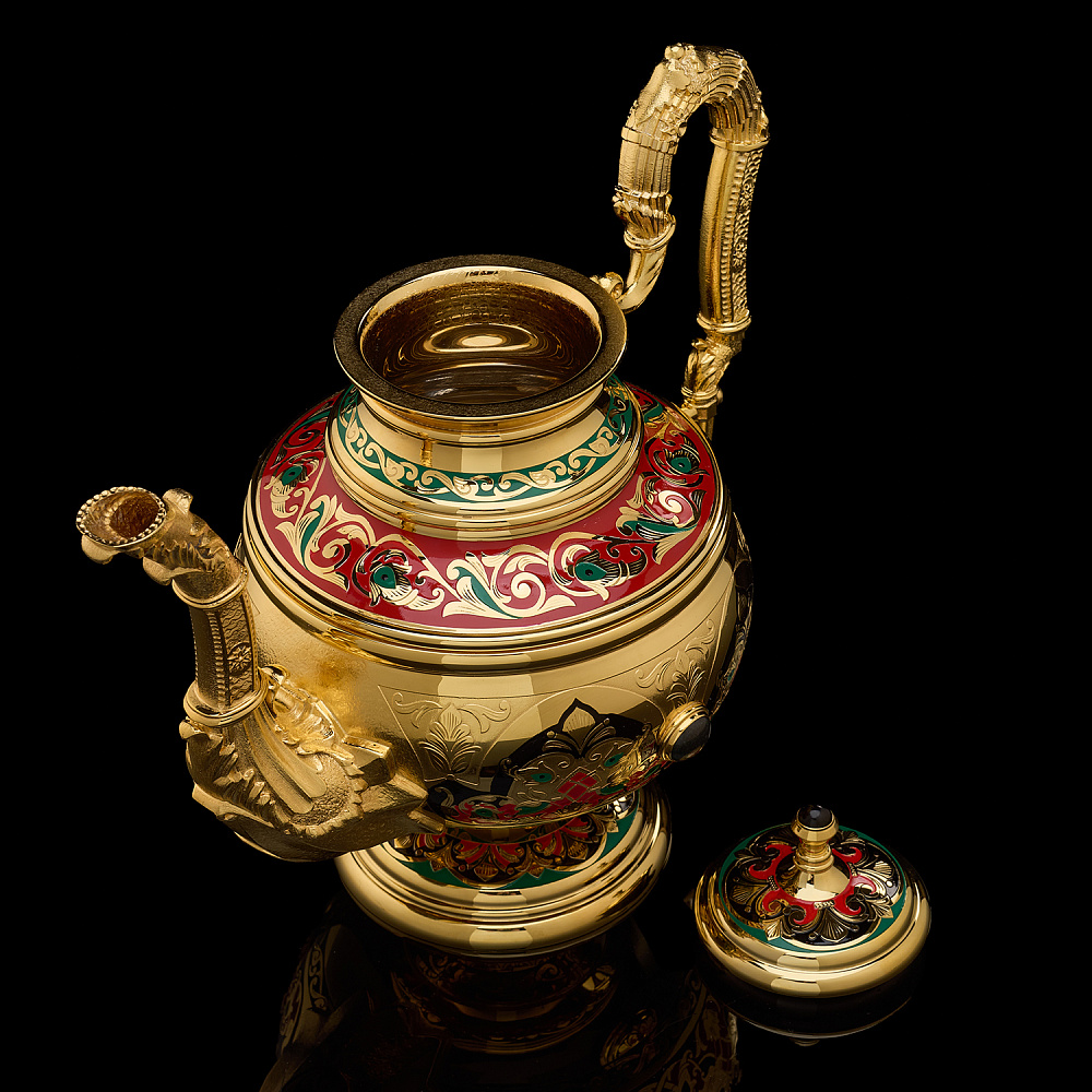 Чайник «Хохлома». Златоуст - интернет магазин Русь Велика я фото 6